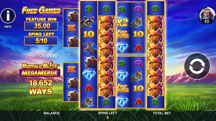 buffalo-blitz-mega-merge-slot-free-games-feature