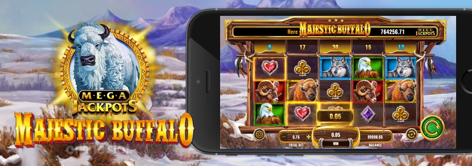 megajackpots-majestic-buffalo-mobile-slot
