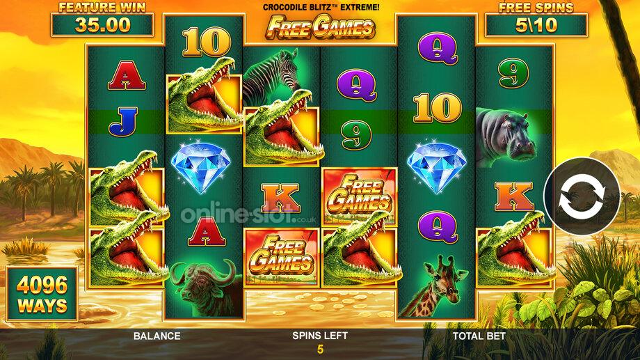 crocodile-blitz-xtreme-slot-free-spins-feature
