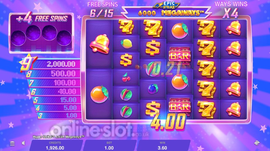 hyper-cash-strike-megaways-slot-free-spins