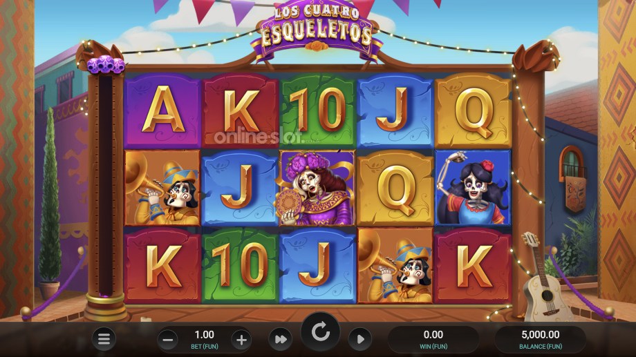 los-cuatro-esqueletos-slot-base-game