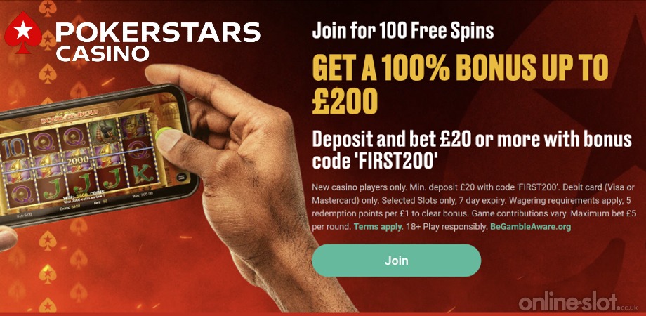 casino welcome spins pokerstars