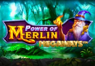 power-of-merlin-megaways-slot-logo