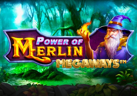 power-of-merlin-megaways-slot-logo