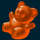 sweet-candy-cash-megaways-slot-orange-gummy-bear-symbol