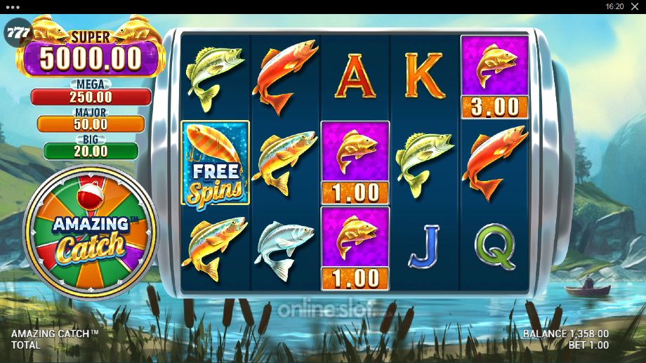amazing-catch-slot-base-game