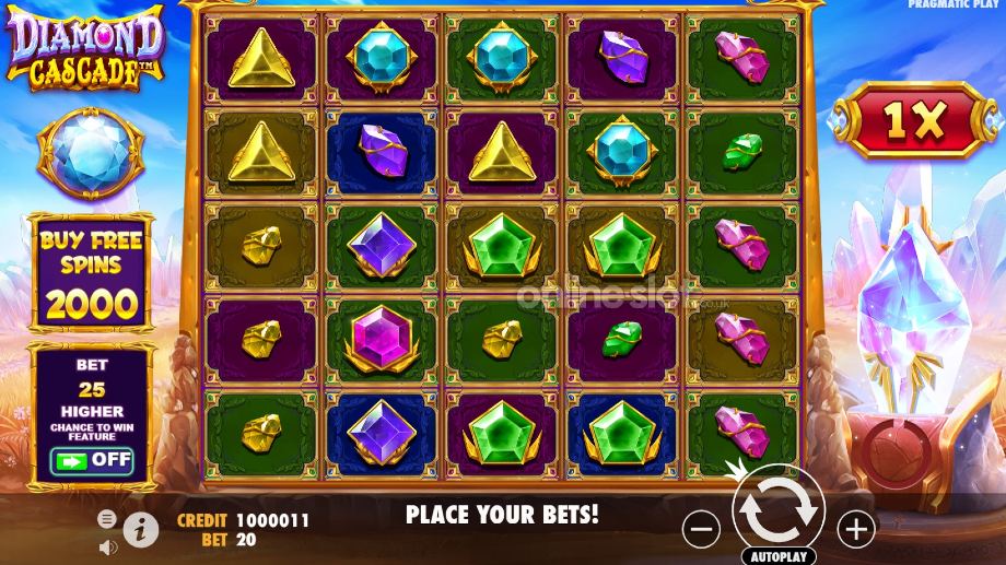 diamond-cascade-slot-base-game