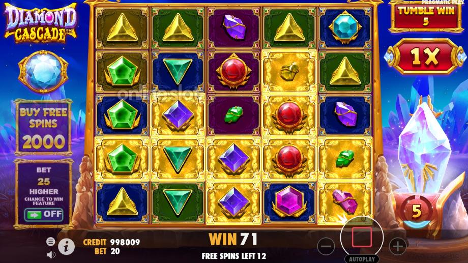 diamond-cascade-slot-free-spins-feature