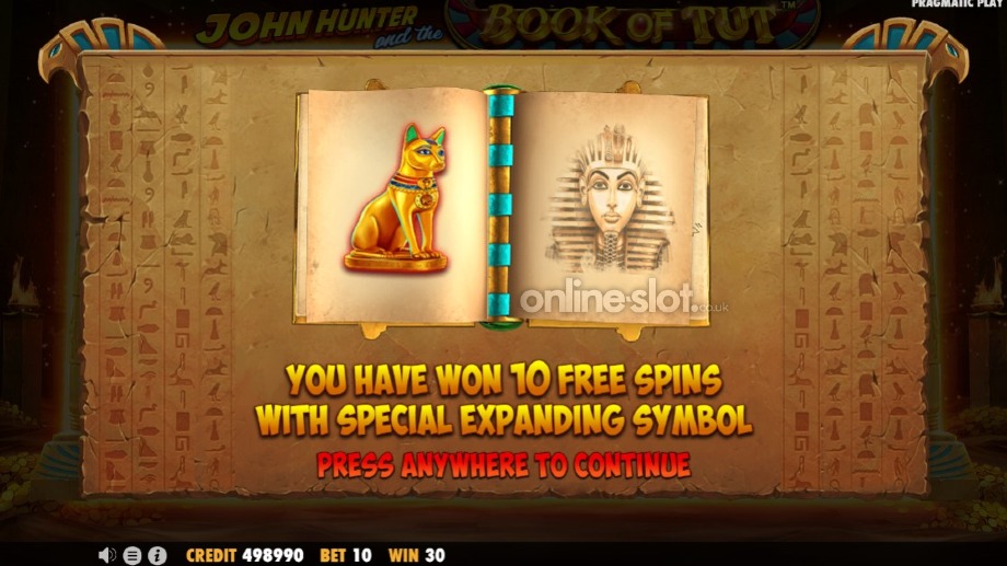 john-hunter-and-the-book-of-tut-slot-free-spins-feature