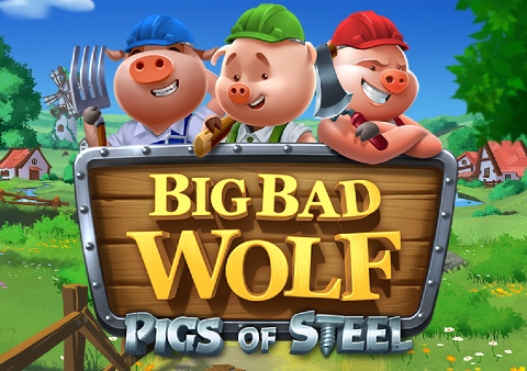 big-bad-wolf-pigs-of-steel-slot-logo