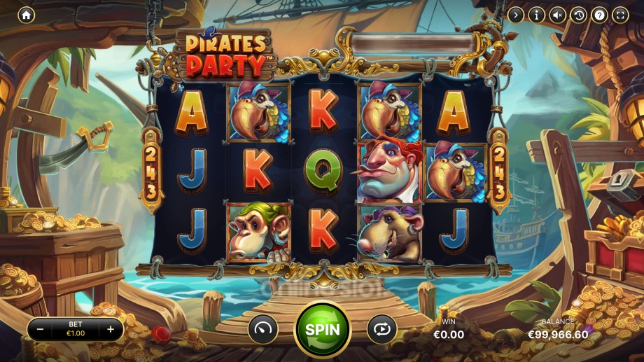 pirates-party-slot-base-game
