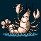 1429-uncharted-seas-slot-orange-lobster-symbol