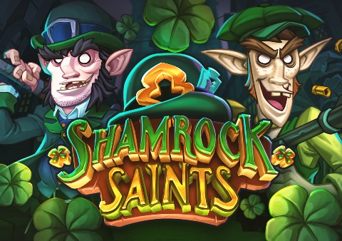 shamrock-saints-slot-logo