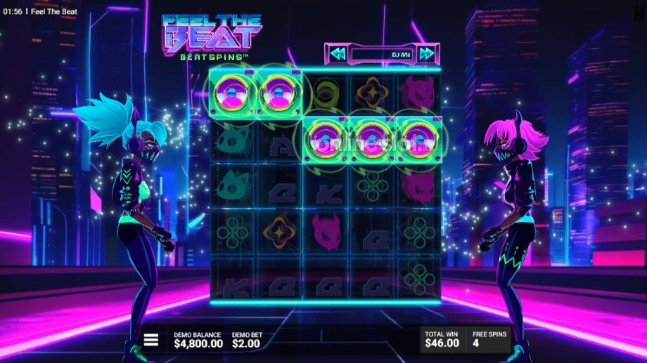 feel-the-beat-slot-free-spins-feature
