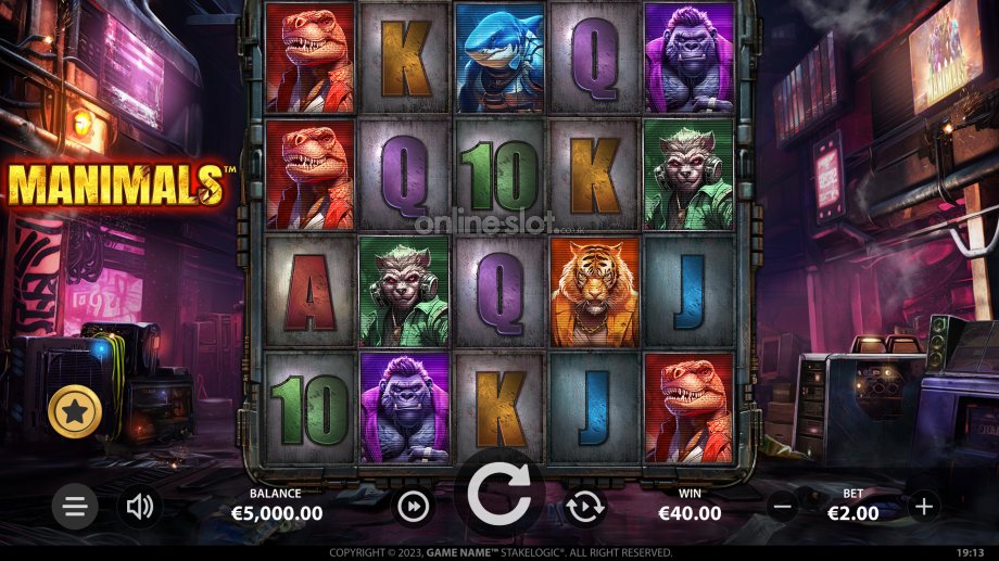 manimals-slot-base-game