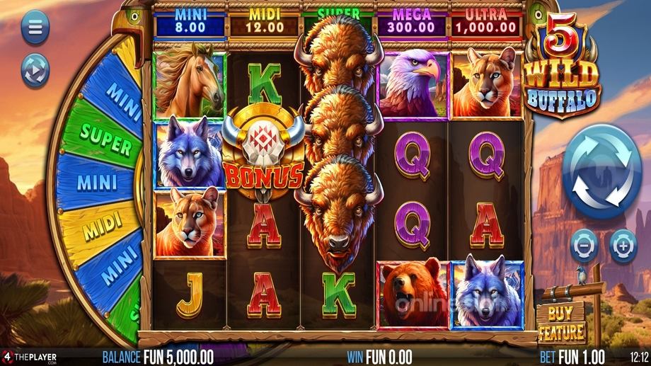 5-wild-buffalo-slot-base-game
