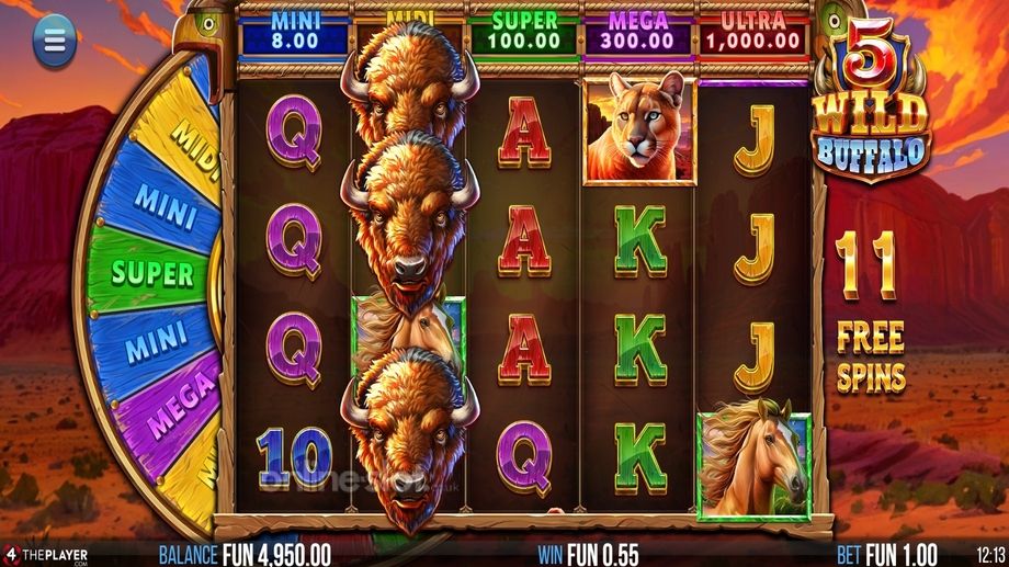 5-wild-buffalo-slot-free-spins-feature