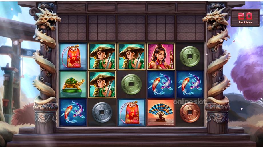 Three-Samurai-slot-basegame