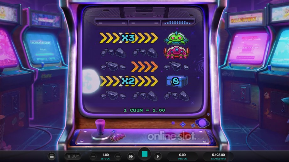 line-busters-dream-drop-slot-base-game
