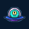 line-busters-dream-drop-slot-blue-alien-symbol