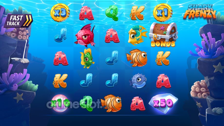 shark-frenzy-slot-Base-game