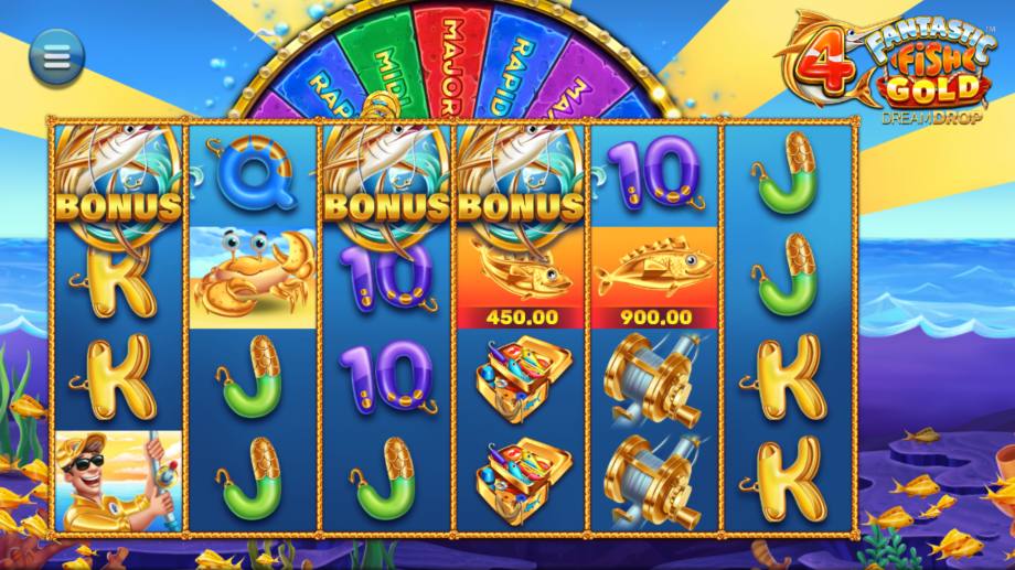 4 Fantastic Fish Gold Dream Drop-slot-respin-bonus