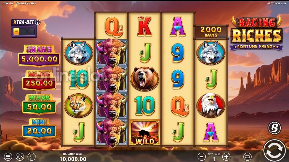 Raging-Riches-slot-basegame
