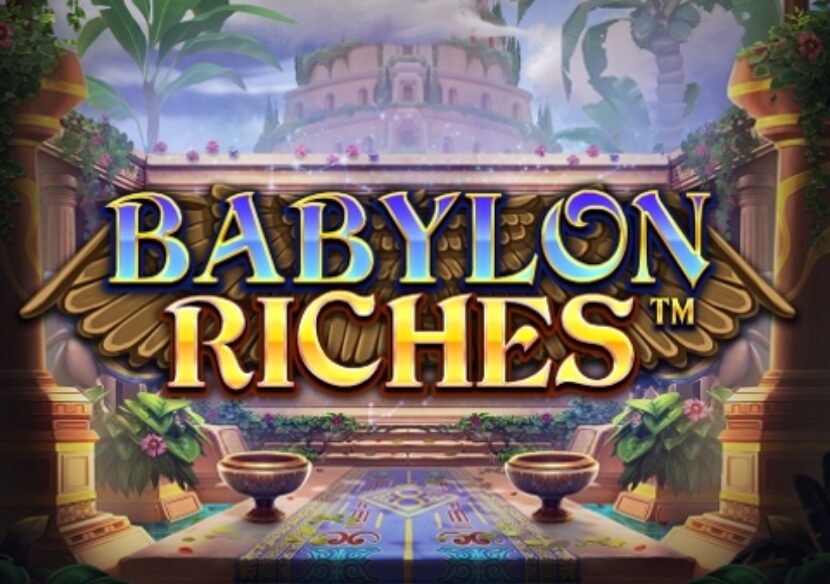 babylon riches slot logo