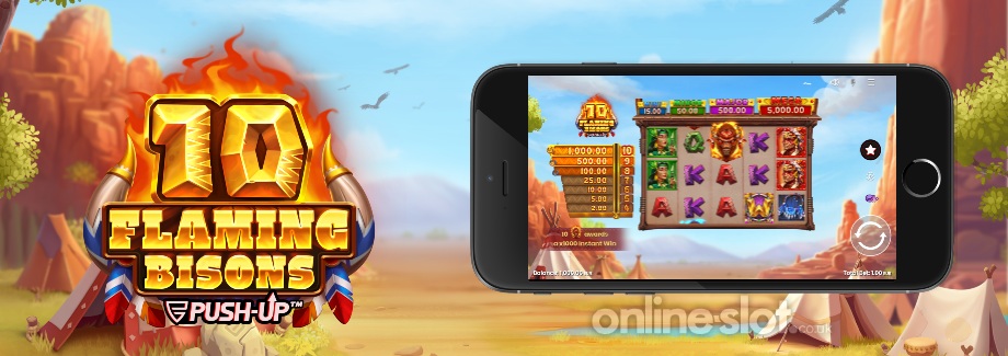 10-flaming-bisons-mobile-slot