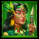 10-flaming-bisons-slot-green-woman-symbol