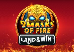 9-masks-of-fire-land-and-win-slot-logo