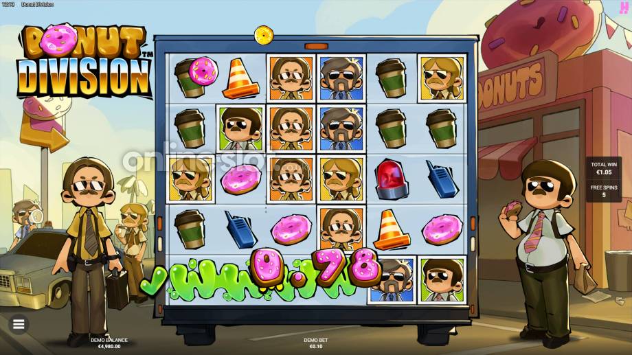 Donut-Division-slot-Stakeout Bonus Free Spins