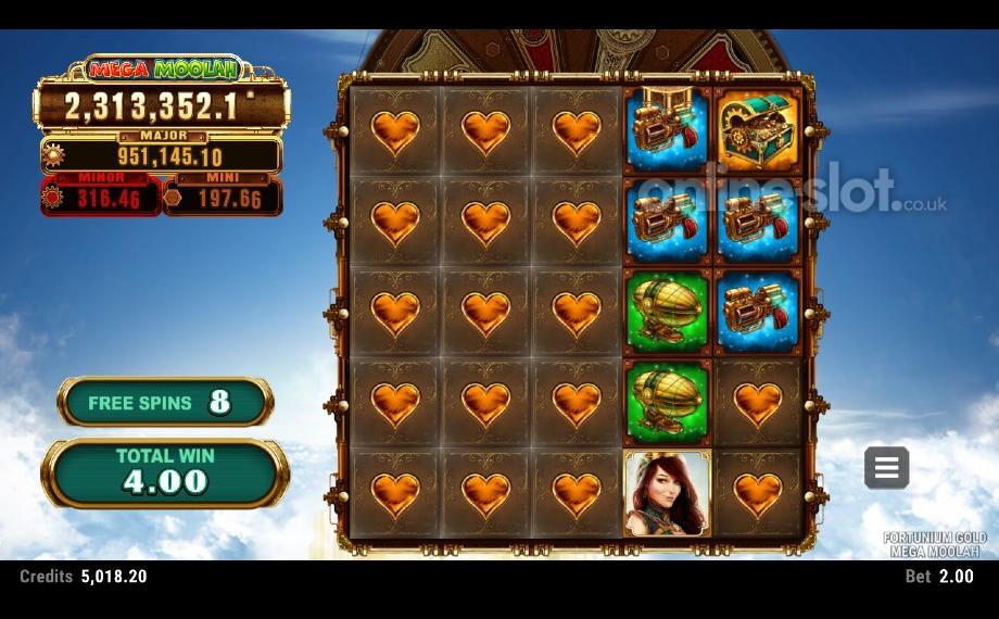 Fortunium-Gold-Mega-Moolah-slot-Freespins