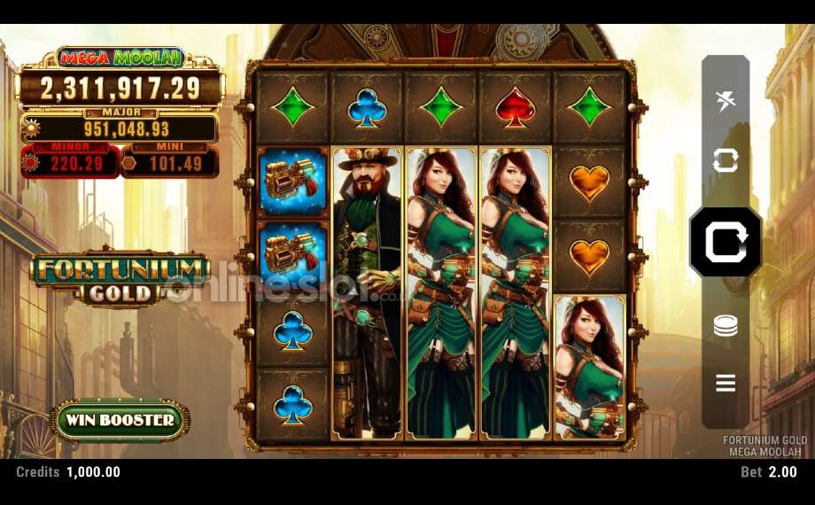 Fortunium-Gold-Mega-Moolah-slot-base-game