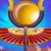 mega-moolah-goddess-slot-winged-sun-symbol