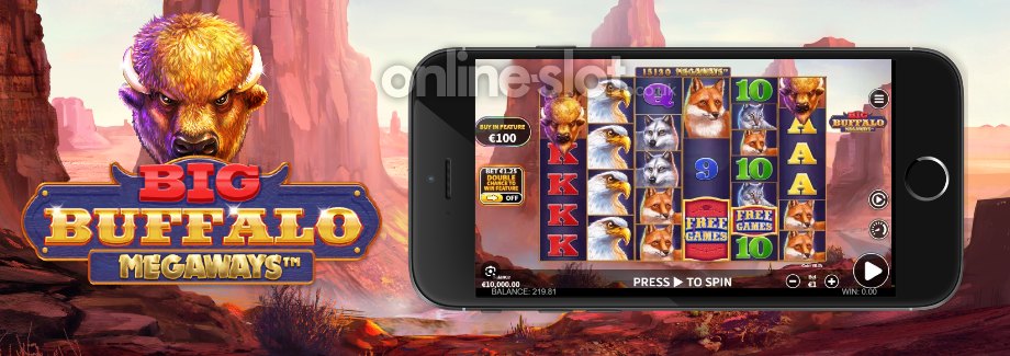 big buffalo megaways mobile slot