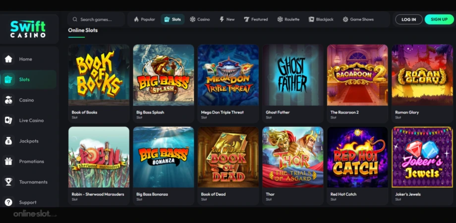 swift casino site