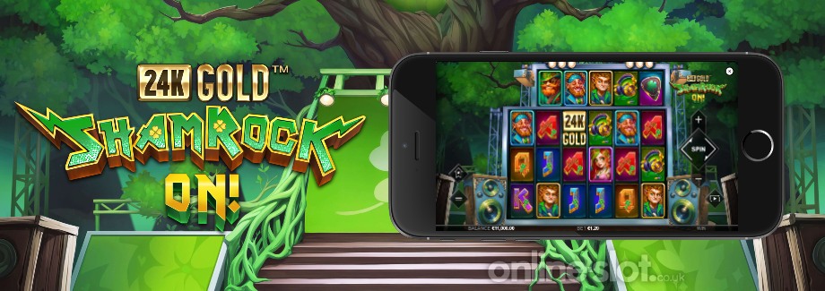24k-gold-shamrock-on-mobile-slot