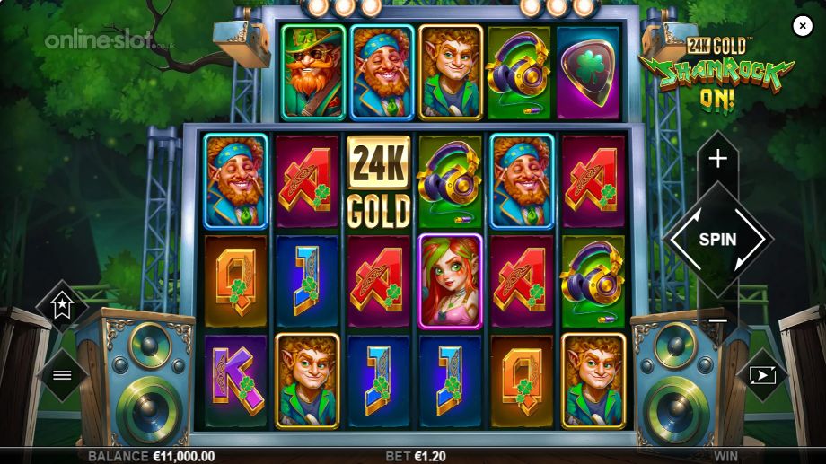 24k-gold-shamrock-on-slot-base-game
