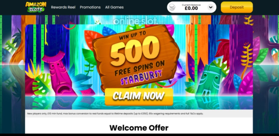 amazon-slots-welcome-offer