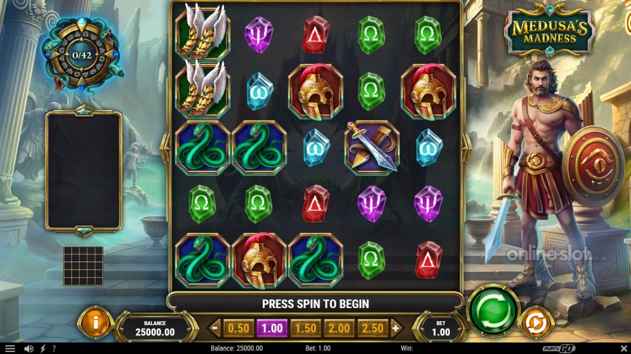 medusa's-madness-slot-base-game
