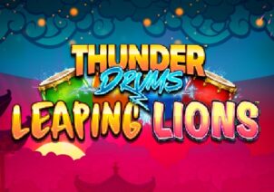 thunder-drums-leaping-lions-slot-logo