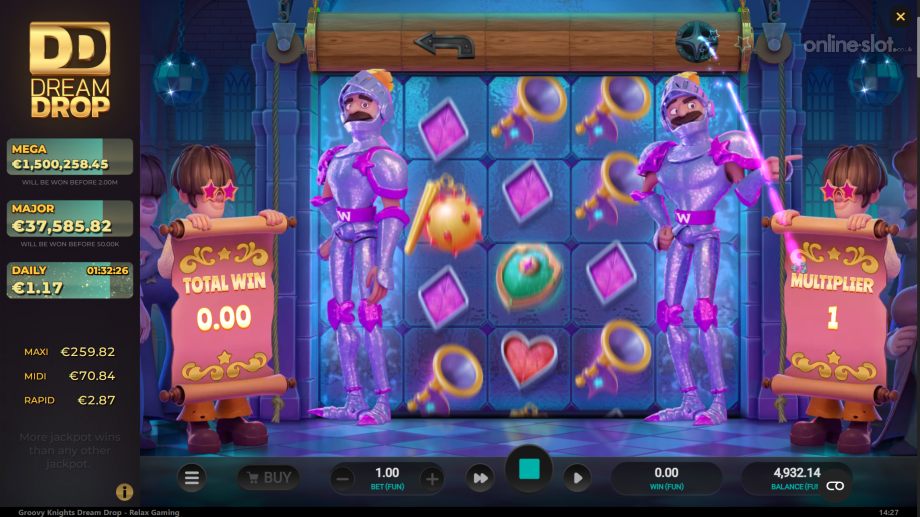 groovy-knights-dream-drop-slot-free-spins