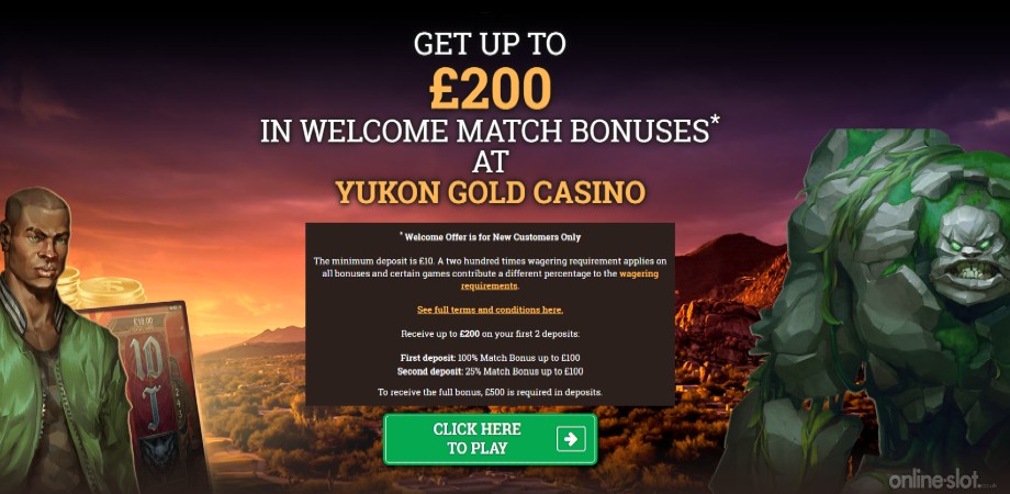 yukon-gold-casino-welcome-offer