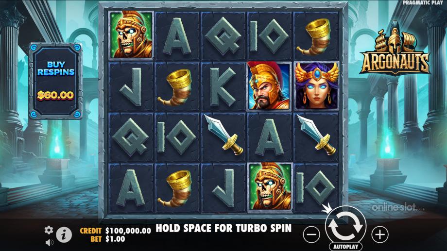 argonauts slot base game