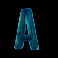 bass cash diamond x up letter a symbol