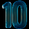 bass cash diamond x up number ten symbol