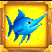 bob marlin goes deep blue fish symbol