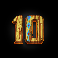 book of buffalo number ten symbol