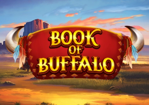 book of buffalo slot logo